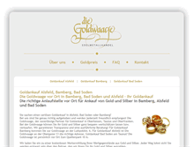 Tablet Screenshot of goldankauf-goldwaage.de